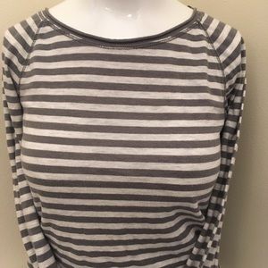 I Love h81 Long Sleeve Striped Tee